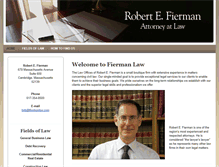 Tablet Screenshot of fiermanlaw.com